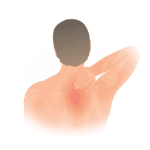 upper back pain when breathing in